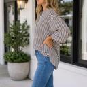  Raegan Half Sleeve Up Shirt