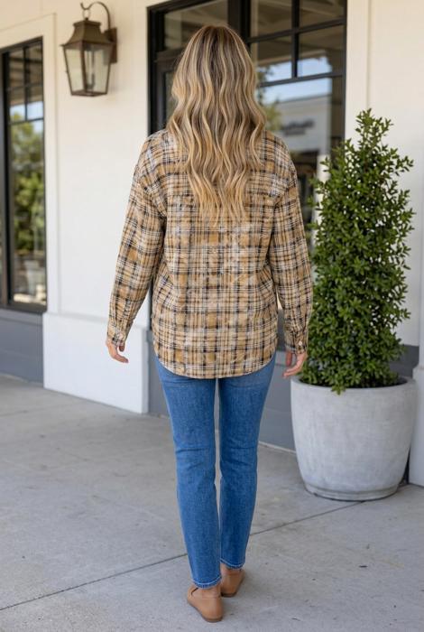 Raina Sleeve Down Shirt Long Sleeve Top