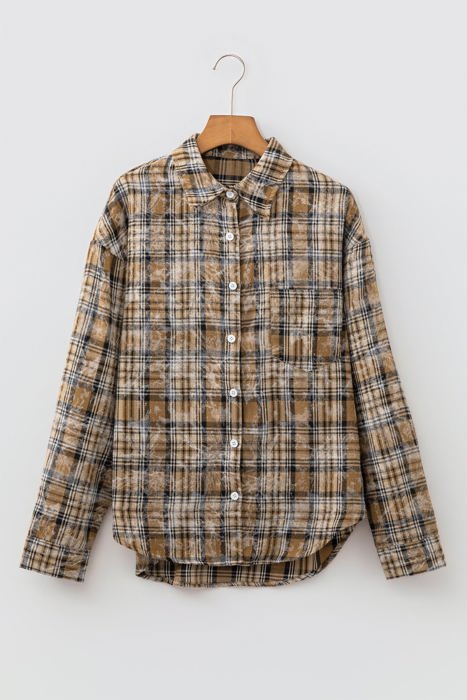 Raina Sleeve Down Shirt Long Sleeve Top