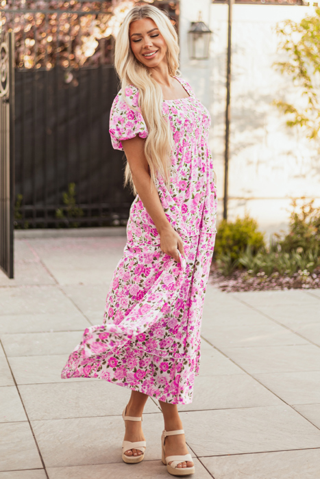 Raina Sleeve Flowy Long Dress