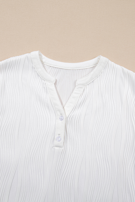 Raina Wavy Textured Tee