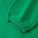  Raven Backless Bubble Sleeve Sweater