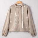  Rayna Embroidered Zip Up Jacket
