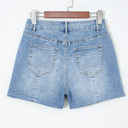  Rayne Wash Raw Hem Shorts