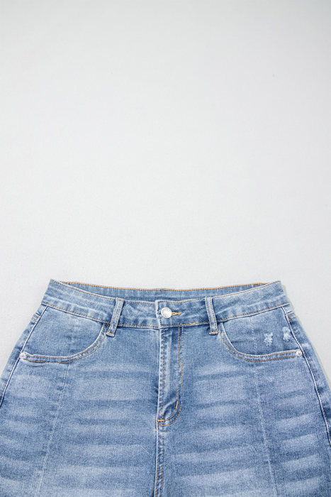 Rayne Wash Raw Hem Shorts