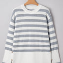  Rebecca Drop Shoulder Tunic Sweater