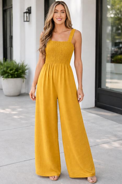 Rebecca Sleeveless Wide Leg Jumpsuit