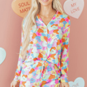  Remi Heart Collared Tunic Shirt