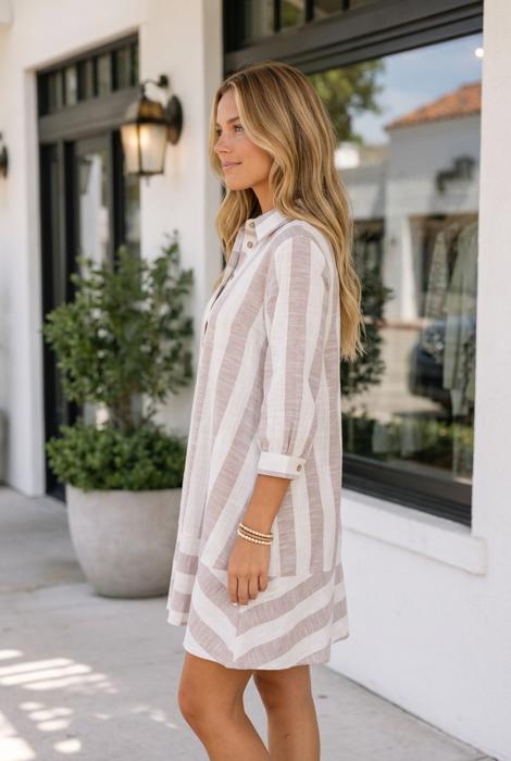 Remi Sleeve Short Shift Dress