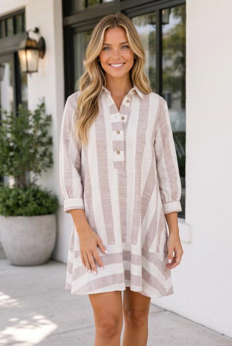 Remi Sleeve Short Shift Dress