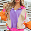  Remy Patchwork Full Zipped Hoodie