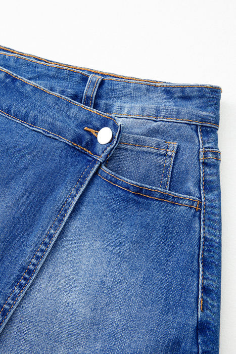Renamara Crossed Waist Mini Skirt