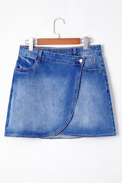 Renamara Crossed Waist Mini Skirt
