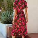  Renata Ruffle Hem Maxi Dress