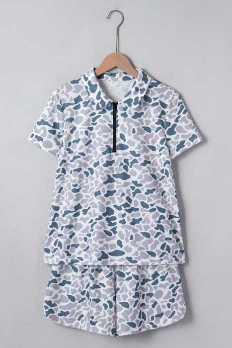Reyna Polo Collar Lounge Set