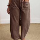  Rhea ankle Length Barrel Jeans