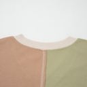  Rhea Block Patchwork Long Sleeve PLUS Top