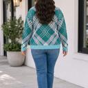  Rheia Shift Cardigan Sweater Long Sleeve PLUS Top