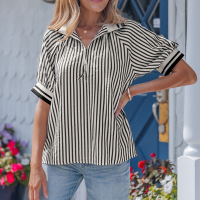 Riley Short Puff Sleeve Blouse