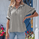  Riley Short Puff Sleeve Blouse
