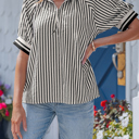  Riley Short Puff Sleeve Blouse