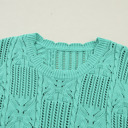  River Trim Short Sleeve Sweater