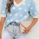  Rivka Puff Short Sleeve Sweater