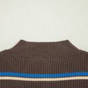  Rominah Contrast Cuff Henley Sweater