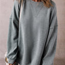  Rorivina Drop Shoulder Oversized Sweatshirt