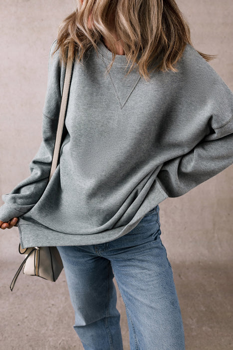 Rorivina Drop Shoulder Oversized Sweatshirt