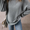  Rorivina Drop Shoulder Oversized Sweatshirt