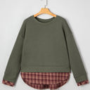  Rosa Patchwork Drop Shoulder Sweatshirt
