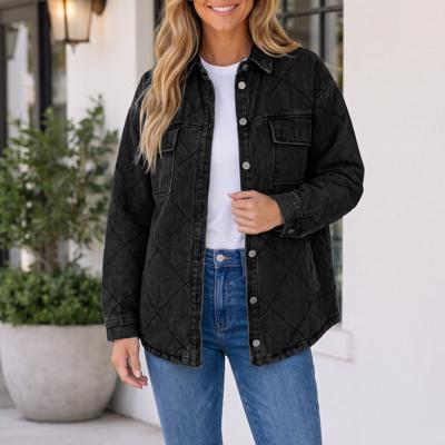 Rosa Rhombus Stitched Pattern Jacket