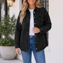 Black Large Rosa Rhombus Stitched Pattern Jacket