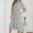  Rosalee Bracelet Sleeve Long Dress