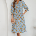  Rosalee Bracelet Sleeve Long Dress