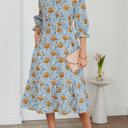  Rosalee Bracelet Sleeve Long Dress