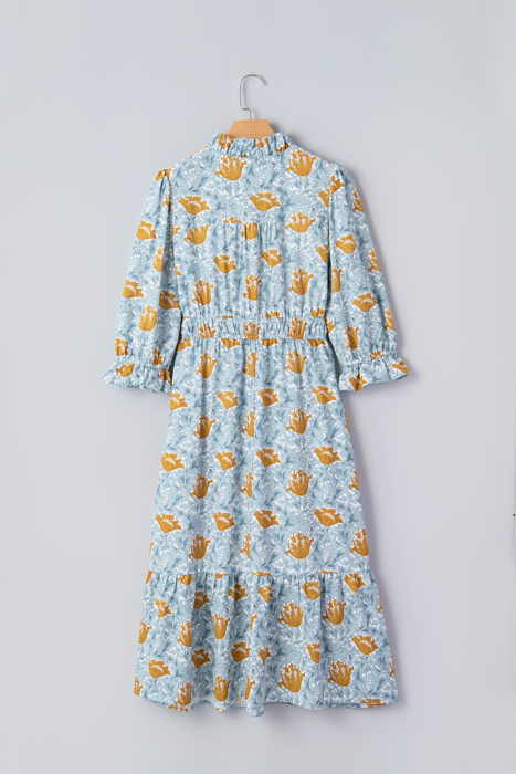 Rosalee Bracelet Sleeve Long Dress