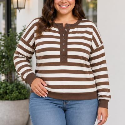 Rosalee Cuffs Long Sleeve PLUS Sweatshirt