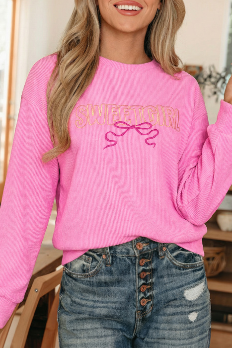 Rosalie Graphic Rib Textured Top