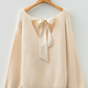 Rosalina Backless Drop Shoulder Sweater