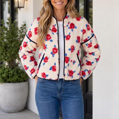 Rosalind Stand Outerwear Fleece Coat