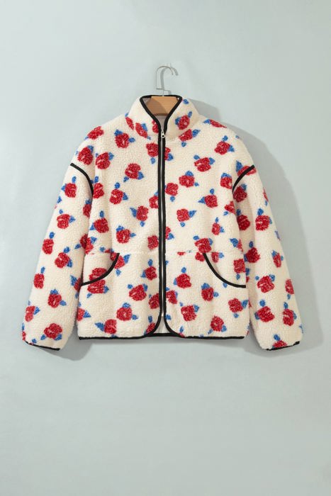 Rosalind Stand Outerwear Fleece Coat