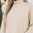  Rosalyn Detail Hem Top Long Sleeve Top