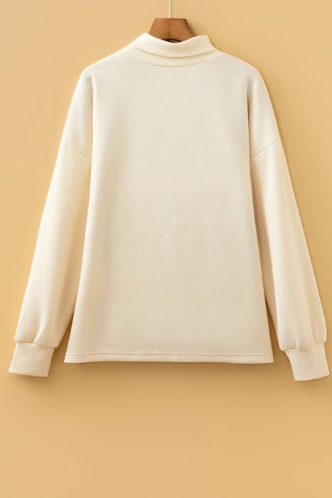 Rosalyn Detail Hem Top Long Sleeve Top