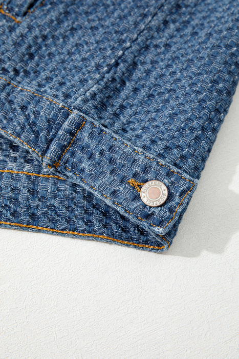 Rosalyn Flap Textured Down Jacket