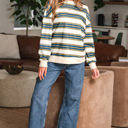  Rosie Stripe Crew Neck Pullover Sweatshirt