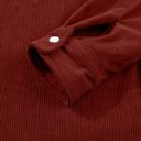  Roselyn Sleeve Corduroy Shirt Long Sleeve Top