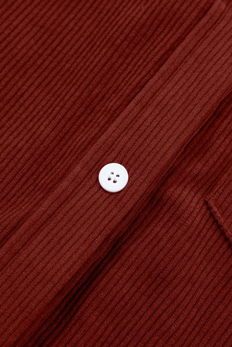 Roselyn Sleeve Corduroy Shirt Long Sleeve Top