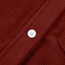  Roselyn Sleeve Corduroy Shirt Long Sleeve Top
